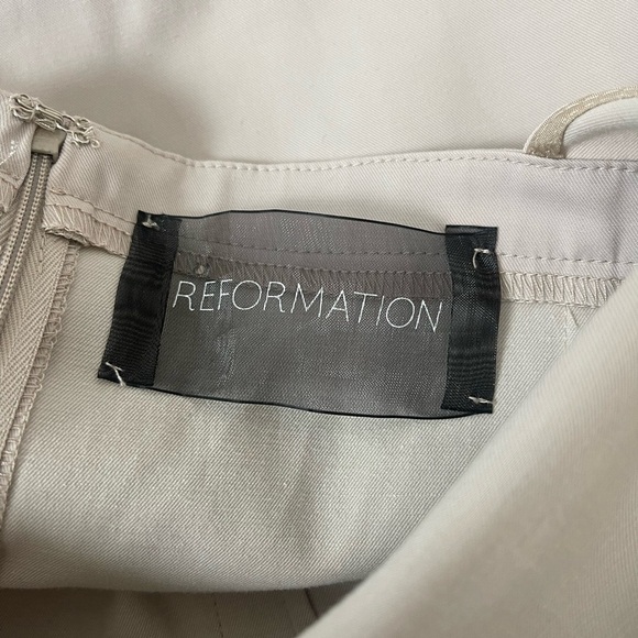 Reformation Open Back Jumpsuit Tan Size S - Picture 7 of 8